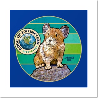 EDGE OF EXTINCTION American Pika Posters and Art